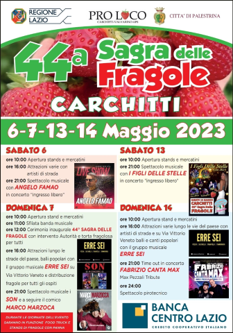 44ª Sagra delle Fragole a Carchitti